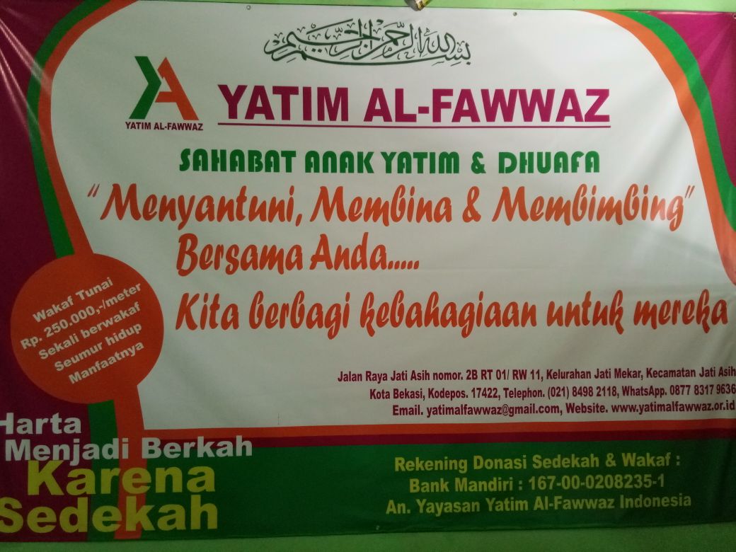 Mari Ulurkan Tangan Untuk Yayasan Yatim Al-Fawwaz Indonesia