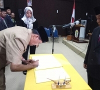 Bupati Harris lantik 32 Pejabat baru Organisasi Perangkat Daerah Kabupaten Pelalawan