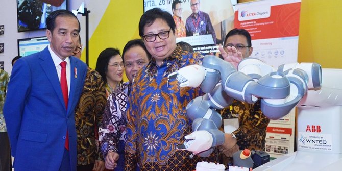 Airlangga ngaku sudah tahu dua partai yang akan gabung dukung Jokowi Sumber Foto : Teropong Senayan