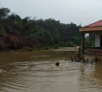 Hujan Sejak Dini Hari, 2 Desa di Kampar Terendam Banjir