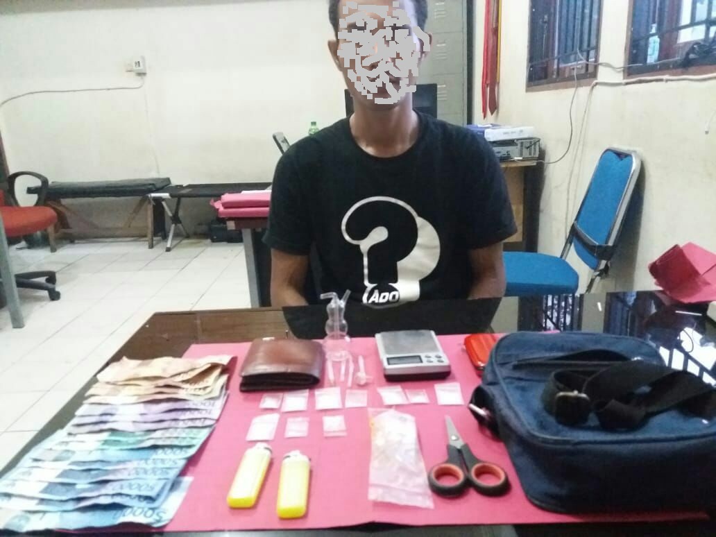 Napi Sialang Bungkuk yang kabur ditangkap Satresnarkoba Polres Kampar