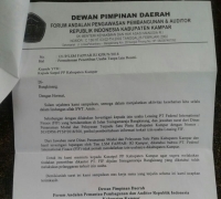 Diduga Tidak Taat Aturan,  PT. FIF Kampar Dilaporkan LSM FAPPAR RI Ke SatPol PP