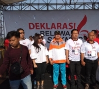 Deklarasi Seknas Jokowi Ke-141, Dihadiri Puluhan Ribu Warga