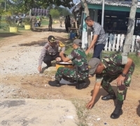 Aksi Pungut Sampah, Kapolres Bengkalis :  Kita Bisa Bersahabat Dengan Sampah Jika Tau Memanfaatkanya