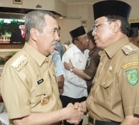M Wardan Hadiri Pisah Sambut dan Serah Terima Jabatan Gubri