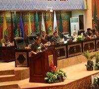 Noviwaldy Jusman Pimpin Rapat Paripurna Pembentukan Pansus LKPj Dan Bentuk AMJ Kepala Daerah Tahun 2014-2019
