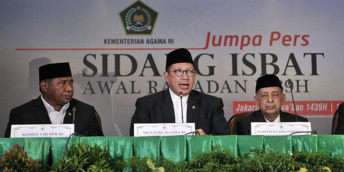 Pemerintah Tetapkan Puasa Ramadan Dimulai Senin 6 Mei 2019