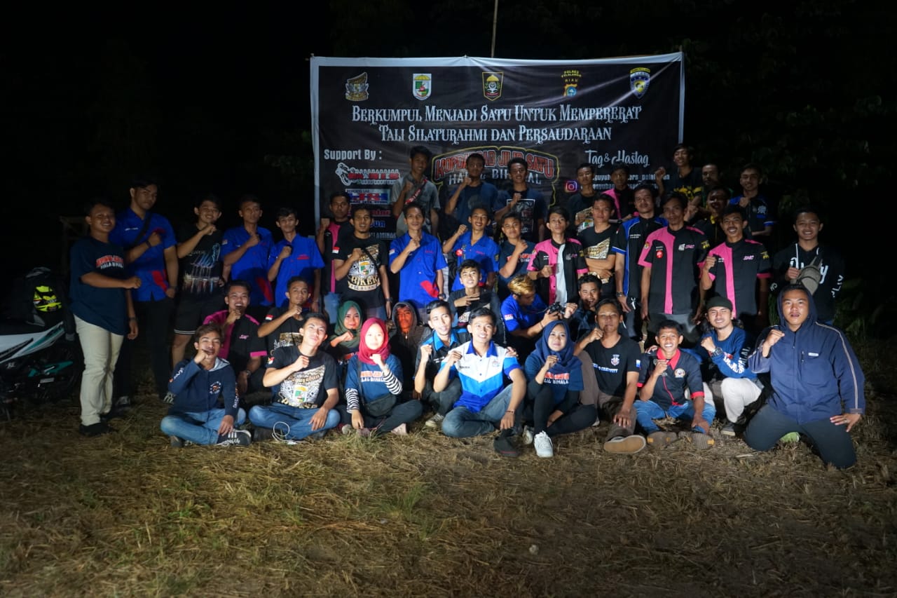 Kopdar jilid satu Halal Bi Halal PBP (Paguyuban Bikers Pelalawan)
