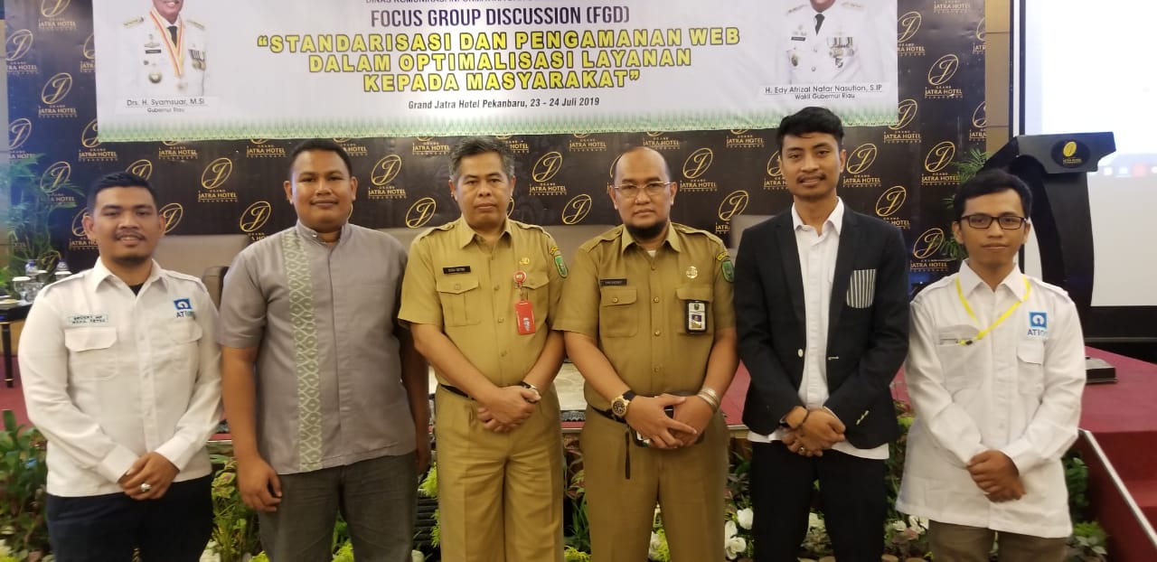 ATIOS paparkan materi di Focus Group Discussion dalam Standarisasi dan Pengamanan website