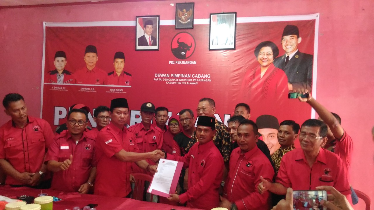 H.Supriyanto, SP Ramaikan Bursa bakal calon Bupati Pelalawan di PDI Perjuangan