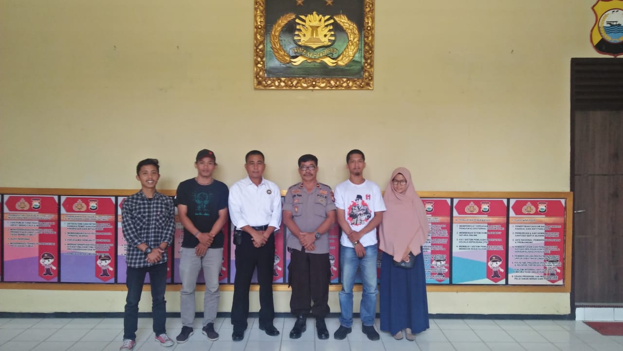 GMNI Cabang Enrekang Silahturahmi dengan Wakapolres dan Kasat Intel Kabupaten Enrekang