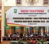 Setelah Resmi Dilantik, Pimpinan DPRD Provinsi Riau Kebut Agenda Ini