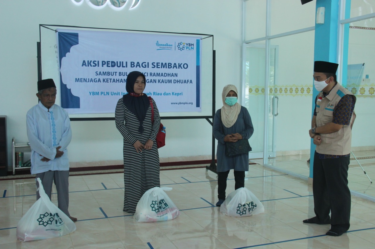 YBM PLN UIWRKR Dukung Ketahanan Pangan Dengan Bagikan 366 Paket Sembako