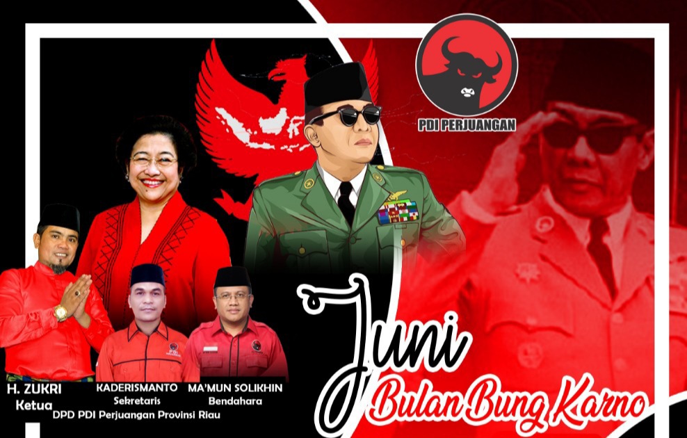 Lomba Vlog Kreatif berhadiah Doorprize 100 juta disajikan DPD PDI Perjuangan Riau meriahkan Bulan Bung Karno