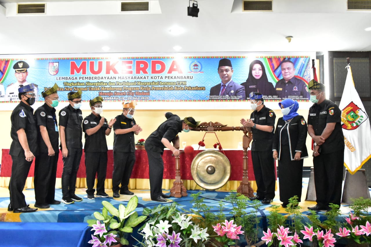 Mukerda, Ginda Sebut Keberadaan LPM Sangat Membantu Pemko Pekanbaru