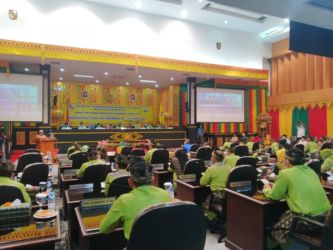Paripurna HUT Kota ke 236,Hamdani: Pekanbaru Berkembang Pesat,Terima Kasih Masyarakat Ku!