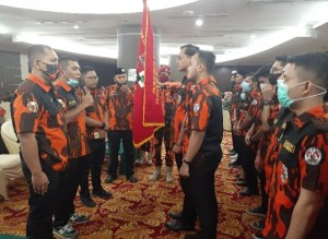 Setelah dilantik Oki Jumianto S.IP resmi pimpin Sapma Pemuda Pancasila Kota Pekanbaru