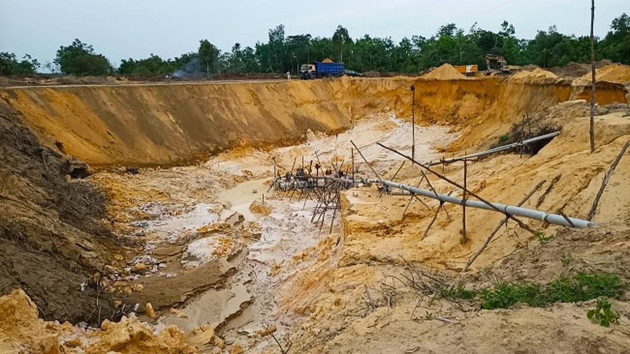 Terungkapnya Penambangan Ilegal di Kawasan Hutan Produksi Riau Penambangan ilegal di kawasan hutan produksi Riau (Liputan6.com/M Syukur)