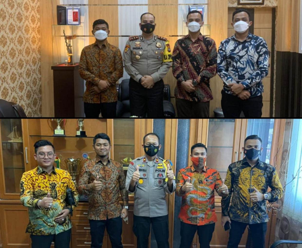 Diamanatkan mandat, DPC Sahabat Polisi Indonesia Pelalawan gelar Audiensi Bersama Polres DPC Sahabat Polisi Indonesia Pelalawan ketika menggelar Audiensi Bersama Polres dan Wakapolres