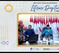 Webinar Gernas Literasi Digital di Rohil Paparkan Bahaya Hoax
