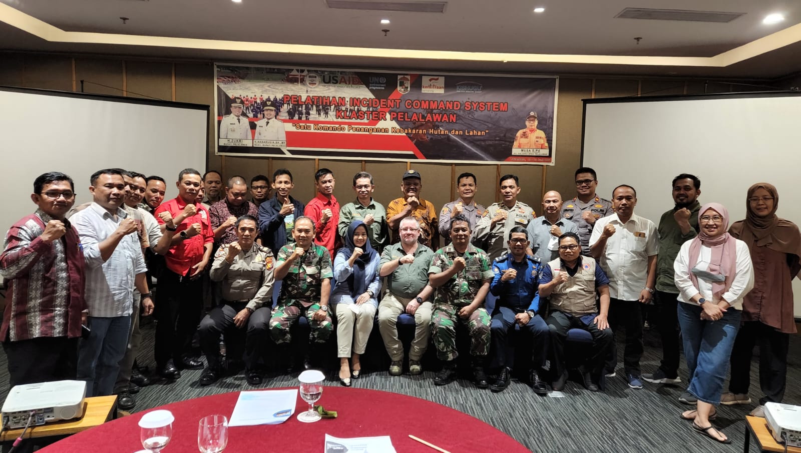 ICS Jadi Terobosan Efektif dan Efisien Ciptakan Satu Komando Terorganisir Atasi Karhutla di Pelalawan