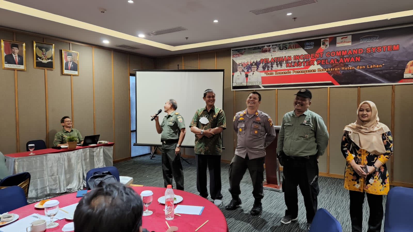TNI-Polri Bersama Unsur Kepentingan Penanggulan Karhutla Ungkap Siap Bersinergi Atasi Karhutla Pelalawan