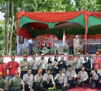 H. Zukri Buka Acara Pelatihan Tagana Di Kecamatan Bandar Sekijang