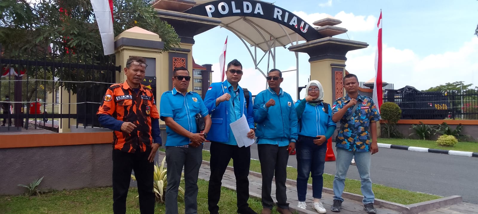 KNPI Resmi Laporkan Kasus Porno Aksi Turnamen Golf Gubernur Riau ke Polisi