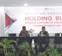 Gelar Sosialisasi Holding BUMN Sampaikan BUMN Merupakan Lokomotif Kebangkitan Ekonomi Masa Depan