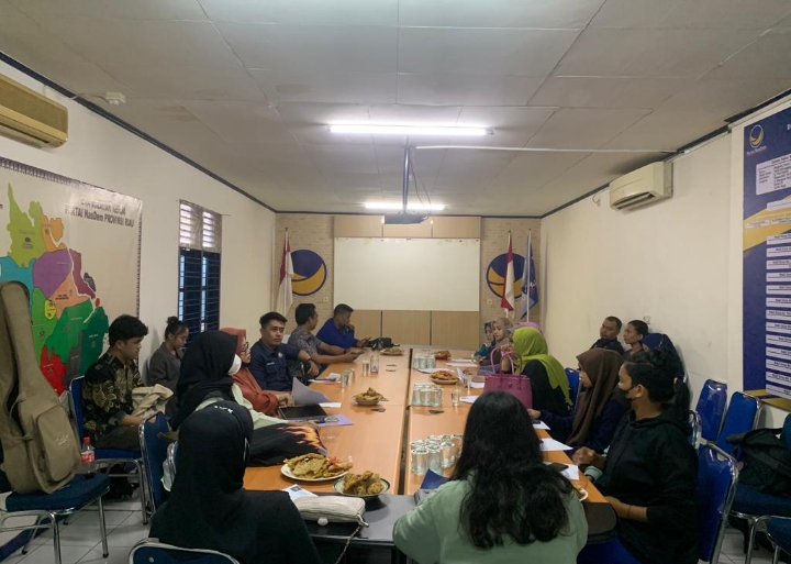 Foto Dok. Istimewa ( Technical Meeting Panitia NasDem Milenial Riau ) 