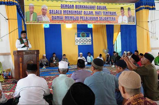Bupati Zukri Buka Khalwat Suluk Surau Alfalah Pangkalan Kerinci
