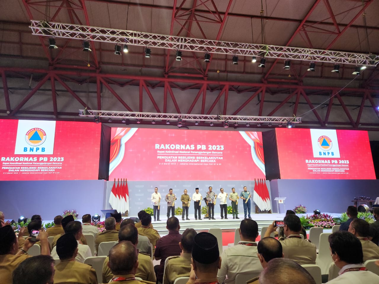 Sekda Rohil Hadiri Rakornas Penanggulangan Bencana Tahun 2023 di Jakarta