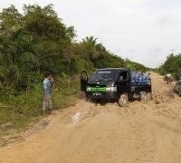 Pemprov Riau Lanjutkan Pembangunan Jalan Lintas Bono 8,39 Km