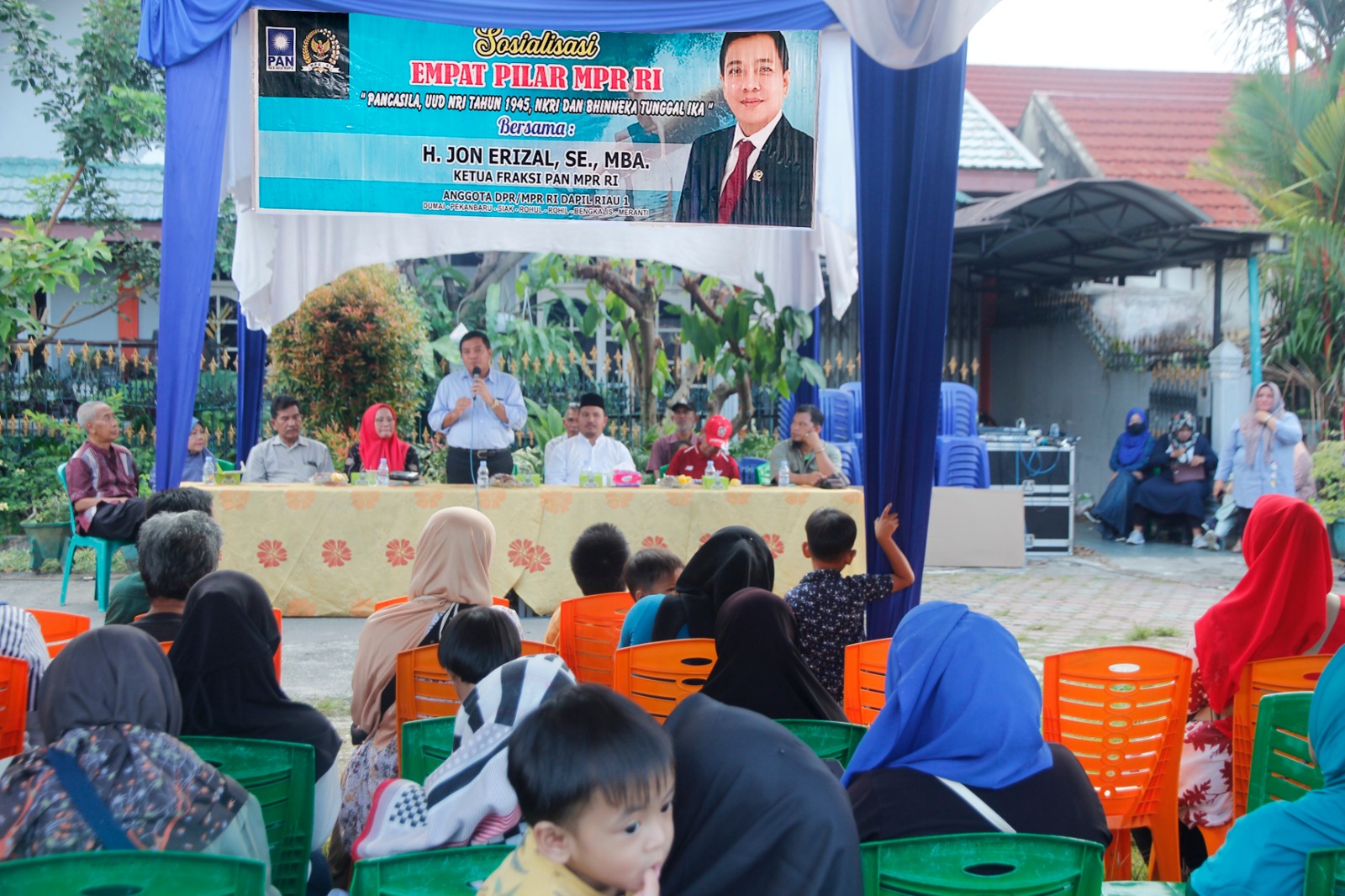 Sosialisasi 4 Pilar MPR RI, Jon Erizal “Masyarakat Pekanbaru Harus Memahami Pemaknaan Dalam Konstitusi dan Implementasinya Dalam Kehidupan Berbangsa dan Bernegara”