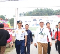 Peringati Hari Desa Asri Nusantara Sekdako Pekanbaru IP Hadiri Penanaman Pohon di Desa Makmur Pelalawan yang Dihadiri Capres RI