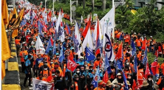 Aksi Hari Buruh Hari Ini Digelar di Depan Istana, Lanjut ke Istora