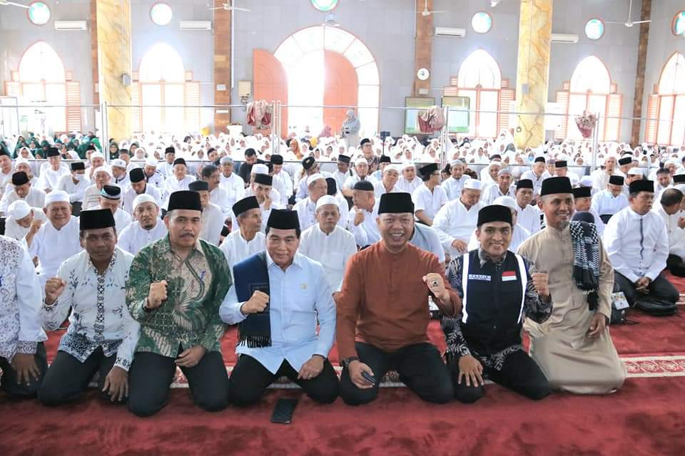 Buka Acara Manasik Haji, Sekdako Pekanbaru Himbau Para Jemaah Haji Jaga Kesehatan