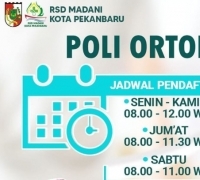 Hadir di RSD Madani, Ini Layanan dan Jadwal Poli Ortopedi di RSD Madani
