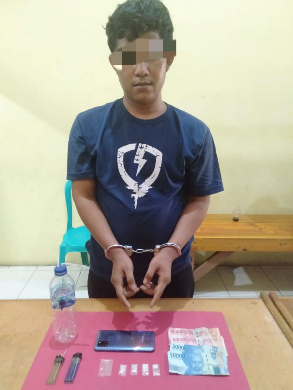 Asyik Sedang Nyabu, Pelaku di Ringkus Polsek Kampar Kiri Hilir