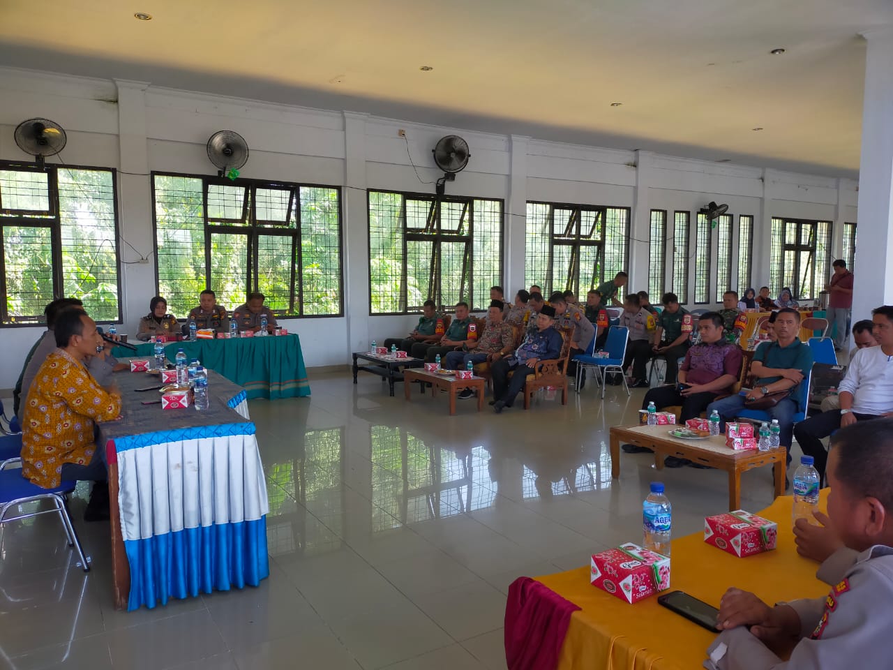 Pererat Silaturahmi dan Sinergitas Jaga Kamtibmas, Kapolsek Tambang Gelar FGD