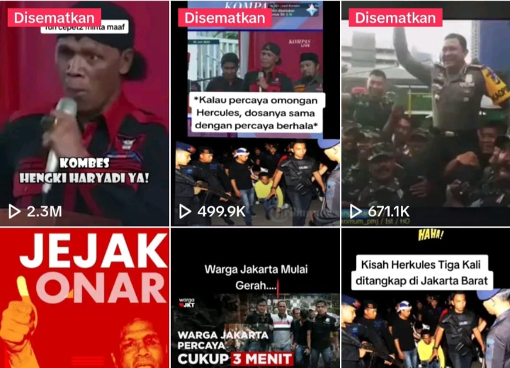 Viral di Ancam Ketua Ormas Grib Kombes Hengki Haryadi Banjir Dukungan Belum 24 Jam Hercules Minta Maaf