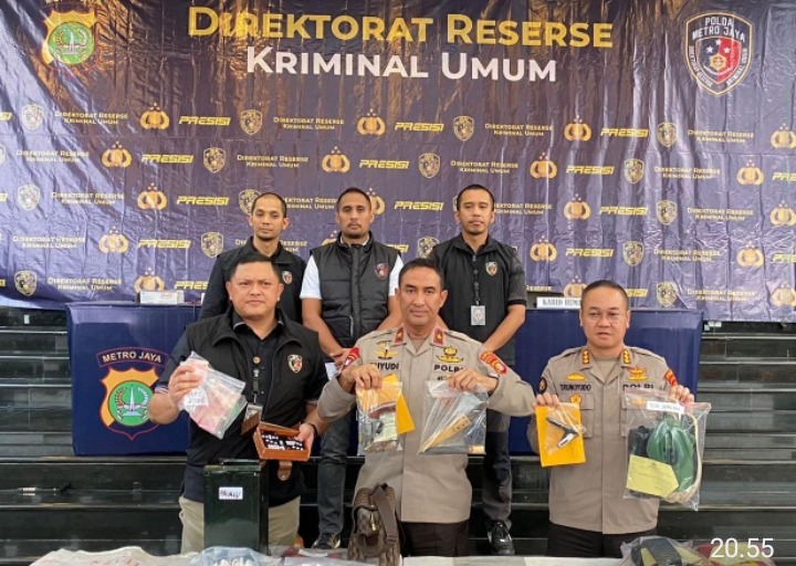 Polda Metro Jaya Tangkap 53 Penjahat Jalanan