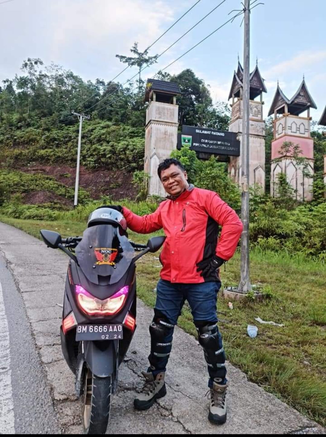 Sunmori Dalam Rangka HUT Pekanbaru Ke 239, N.O.C Kirimkan 30 Riders