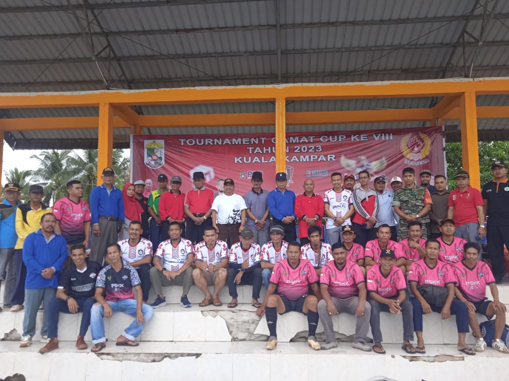 Turnamen Camat Cup Ke Vlll Tahun 2023 Kecamatan Kuala Kampar Resmi Di Buka