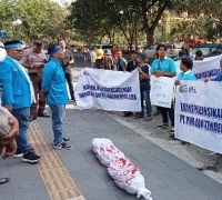 Ada Dugaan Korupsi di PT Pertamina Hulu Rokan, KNPI Riau Lakukan Aksi Di Kejati Riau