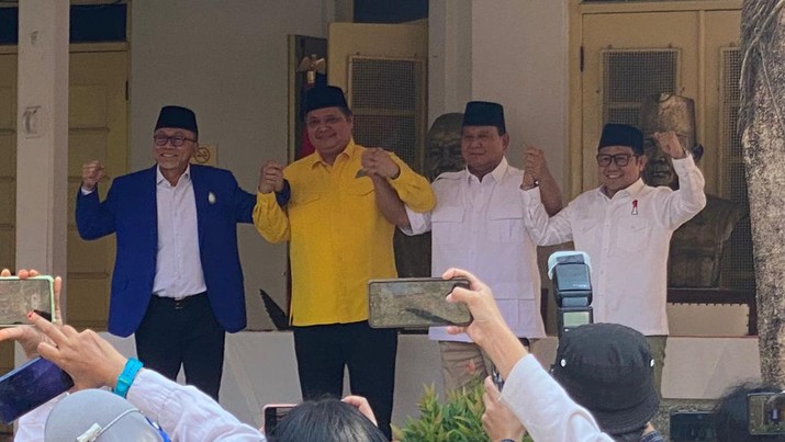 Semakin Tangguh Menuju 2024, Golkar PAN dan PKB Dukung Prabowo Subianto Maju Pilpres