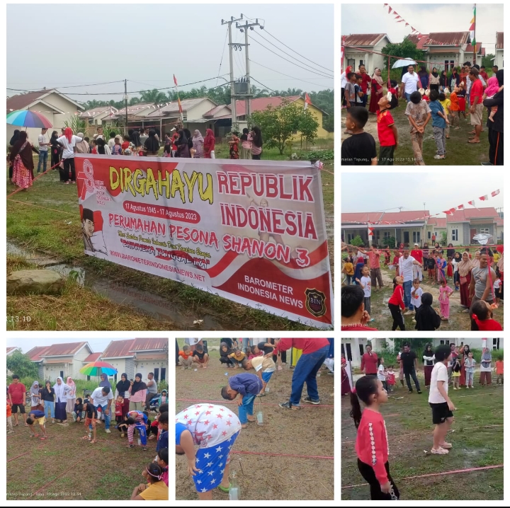 Sambut HUT RI Ke-78, Warga Perumahan Pesona Shanon 3 Gelar Beragam Lomba