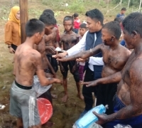 Sudiharno Ikuti Semarak HUT Kemerdekaan RI Ke 78 Pada Pesta Rakyat Di Desa Pulau Muda