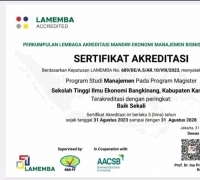 Program Magister STIE Bangkinang Raih Akreditasi 'Baik Sekali'   