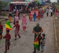 Camat Kuala Kampar Resmikan Pelepasan Kapilah Pawai Taarup MTQ Ke Xl Sekecamatan Kuala Kampar 